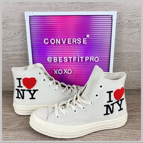 Converse Shoes - 🦋Converse Womens Chuck 70 Hi I Love NY Suede